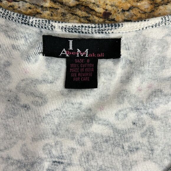 I Am Alberto Makali Vintage Sleeveless Beaded Floral Paisley Maxi Dress Size 8 - Picture 5 of 8